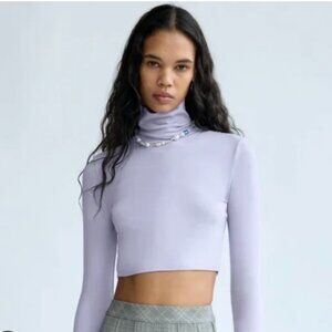 Artizia Sunday Best Freshman Crop Turtleneck
